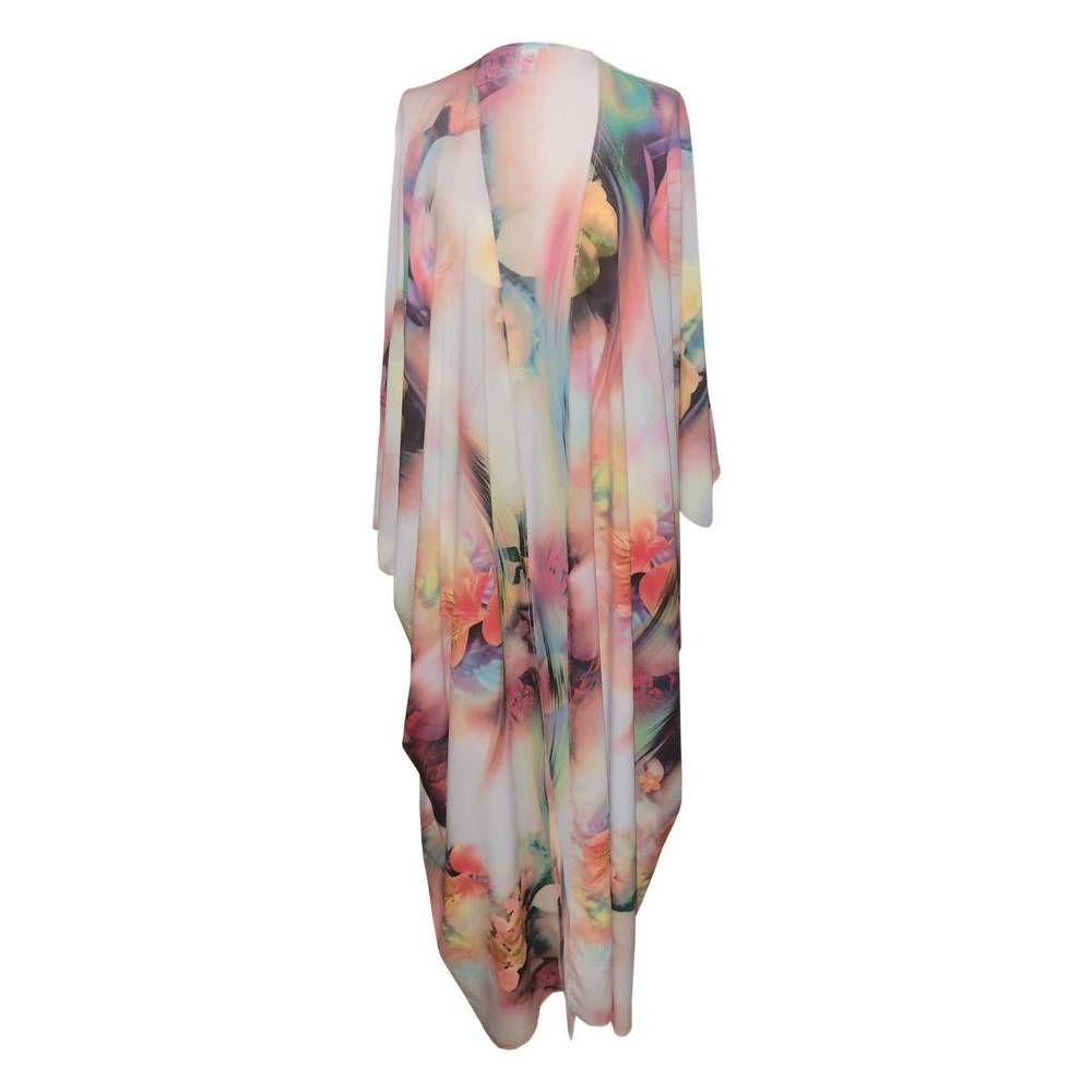 NEW GYV ME BODY women's giant kimono in water lily